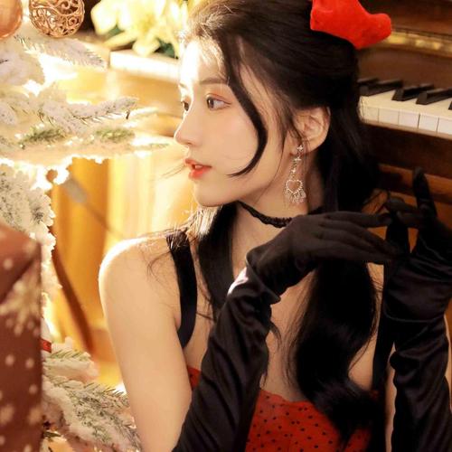圣诞节真人美女头像,女生头像图片-回车桌面