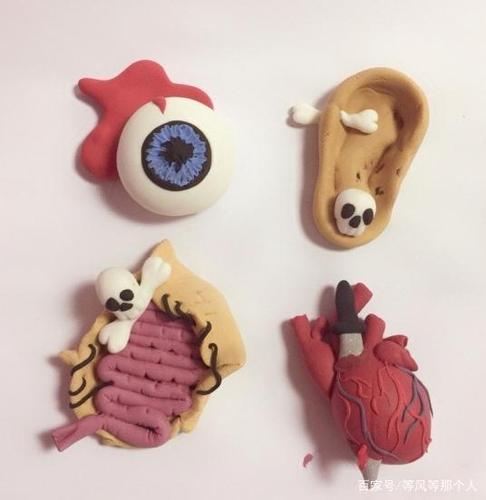 万圣节的恐怖题材彩泥作品教学