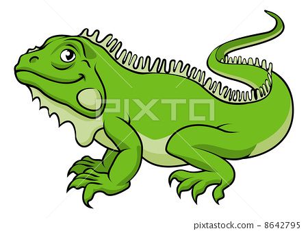 插图素材: cartoon iguana lizard 查看全部