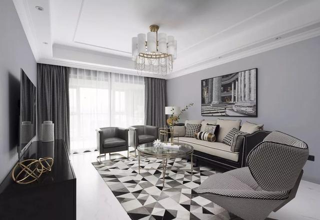 客厅只刷乳胶漆分分钟get高颜值