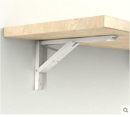 三角折叠支架托架桌子搁板机顶盒弹簧书架置物铁艺支撑架三角支架