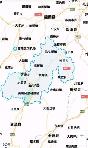 新宁县,位于邵阳西南方向,东连东安,西接城步,南邻全州和资源,北接