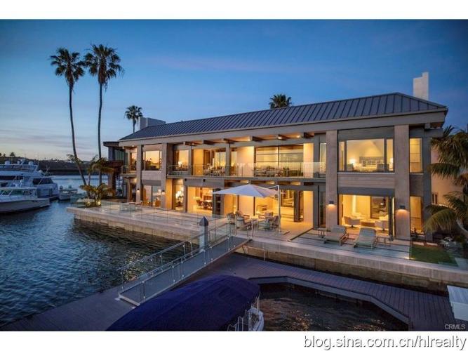 南加州新港滩海景豪华别墅,$2,850万美元