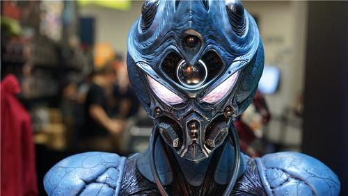 【ecc】steve wang作品:高端电影雕像复制品——强殖装甲胸像