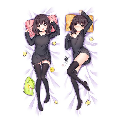 酱表情包等身抱枕双面长条抱枕套萝莉 menhera-chan 尚萌同人创作