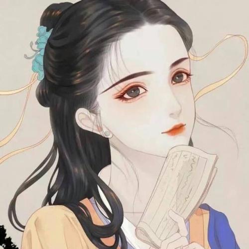 古风手绘女生头像