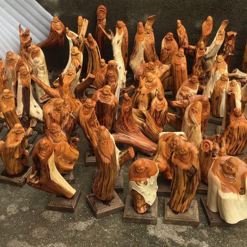 实木雕刻关公精品根观音木雕工艺太行寿星客厅树根崖柏根雕摆件优惠券