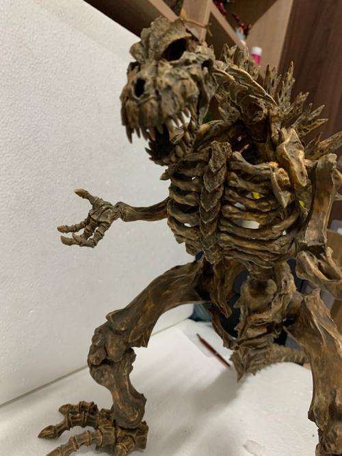 哥斯拉 战损哥斯拉 骨架_手办_参观我的玩具柜_兴趣爱好_玩具
