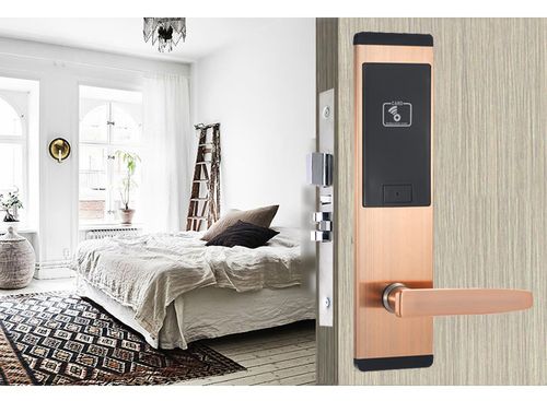 小米华为商场同款酒店锁刷卡门锁酒店宾馆锁磁卡感应锁智能锁木门客房