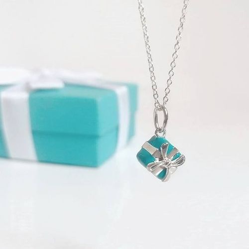 tiffany蒂芙尼银项链925纯银吊坠女锁骨链情人节送女友