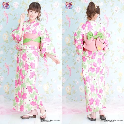 蝴蝶结美少女战士 标准和服浴衣 新款日本和服浴衣