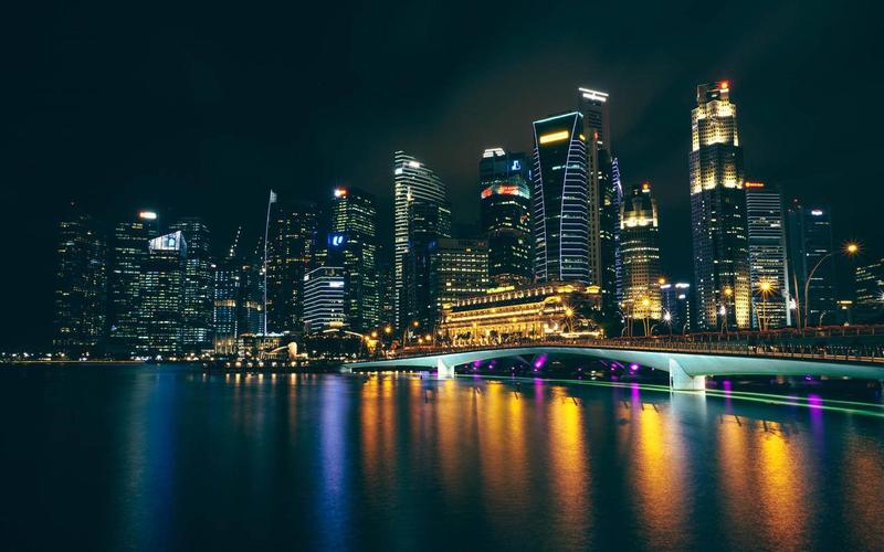 风景城市夜景灯光建筑高清壁纸