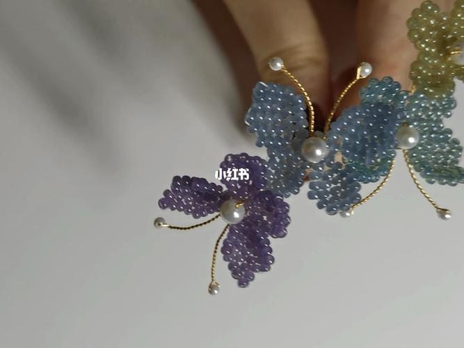 串珠小蝴蝶_串珠_手工_兴趣爱好_手工