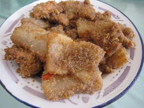干渣肉,好肥,我没敢恰!据他们说味道不错!