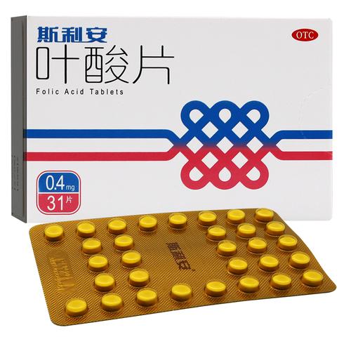 scrianen/斯利安 斯利安 叶酸片 0.4mg*31片/盒 官方旗舰店正品