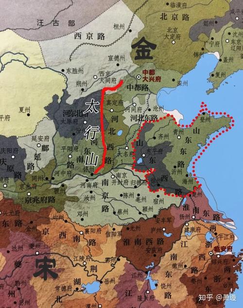 金宋对峙时期:山东东路和山东西路|底图:华林甫主编《中华文明地图》