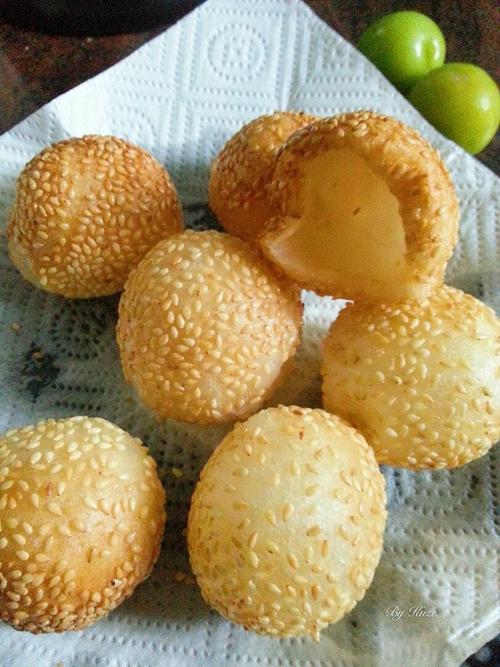 kuze做的空心麻团