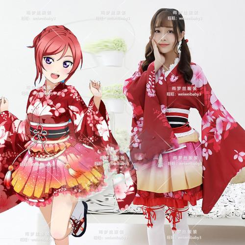 全员lovelive夏祭浴衣觉醒真姬海未果果和服改良 极乐