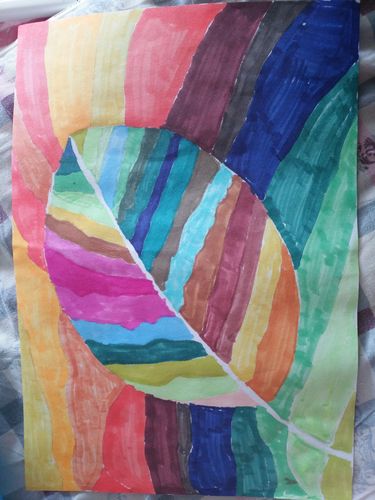 《色彩的情感》学生作品展示