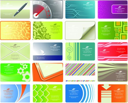 名片模版设计psd素材