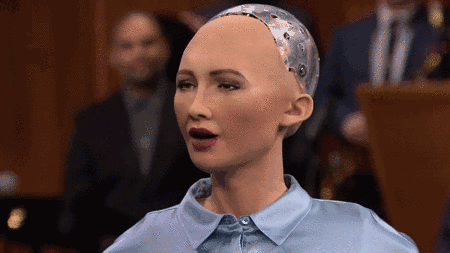 (世界上第一个获得合法公民身份的机器人sophia) 品味一下这个笑容(吓