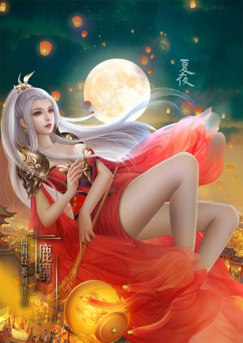 3d游戏插画美女