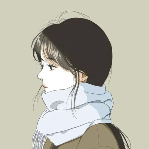 插画头像|手绘风格女生头像,好看到想哭!