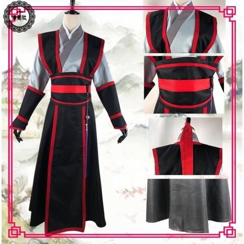 魔道的祖师衍生动画版江澄魏无羡少年cos服装cospay古风 浅蓝色 l