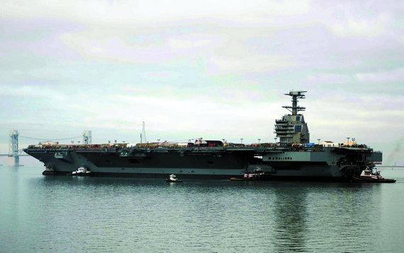 中国造航母可借鉴美"福特"号 舰岛靠后布置