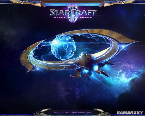 星际争霸2虫群之心最新全尺寸壁纸星灵风暴战舰