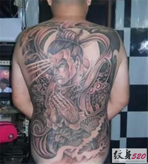 一组西游记人物纹身图案