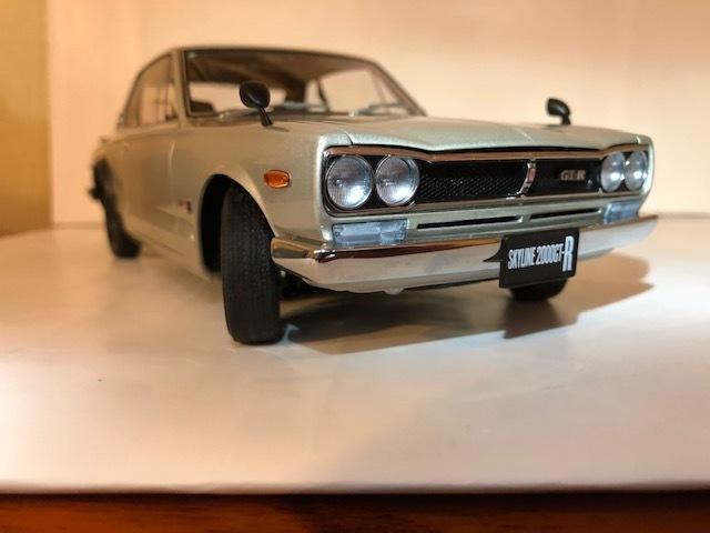1/18 京商 nissan skyline 2000gtr (kpgc10)シルバー