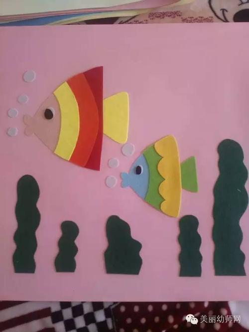 幼儿手工课-可爱俏皮的剪纸贴画