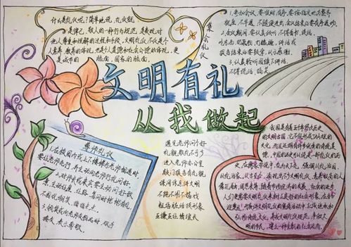 文明礼仪手抄报