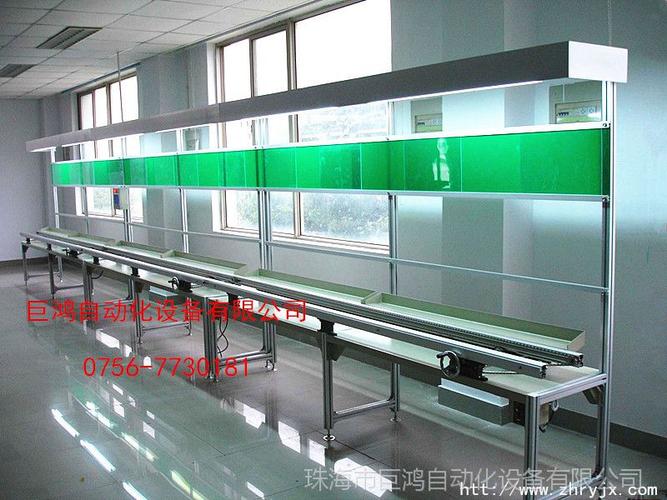 供应深圳爬坡式流水线 防静电铝合金流水线工作台 巨鸿食品输送机