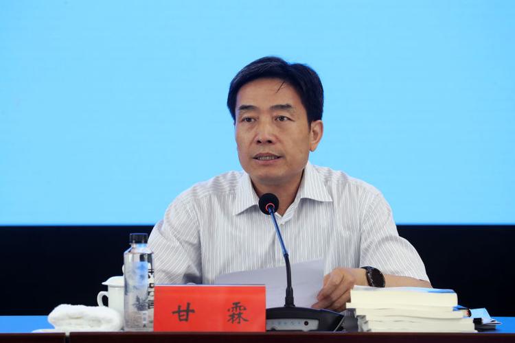 四川省委常委,宣传部部长甘霖致辞