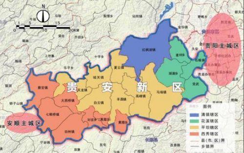 贵州贵安新区规划图.