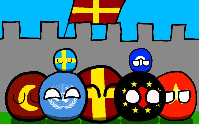 波兰球绘画earthmcbe罗马帝国全员合照含泪绘画