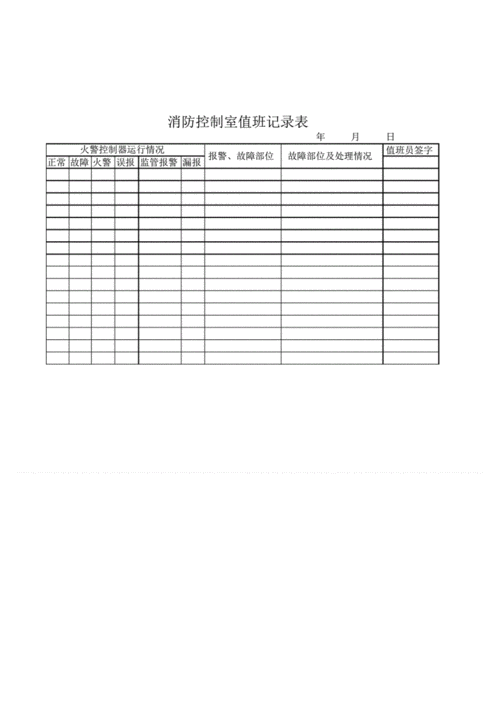 消防值班记录表.pdf 2页