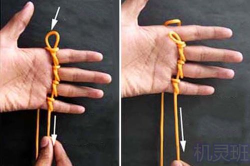 单人翻花绳游戏猫捉老鼠翻绳玩法步骤图解