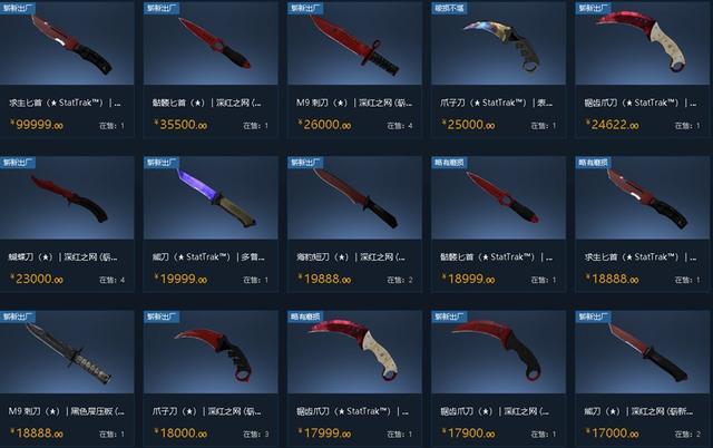 csgo皮肤推荐:新手玩饰品怎么选刀?这些千元之下的一