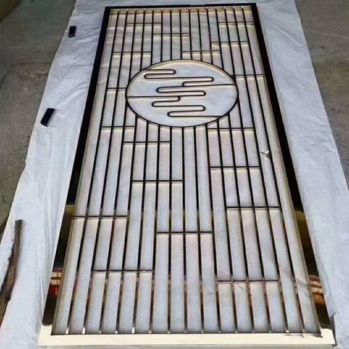 三门峡厂家钛金不锈钢屏风激光切割镂空屏风