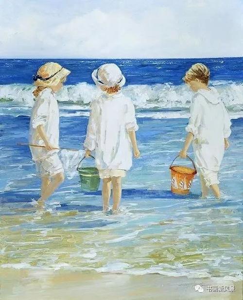 阳光灿烂的一组画