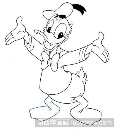儿童画教程:教你画唐老鸭