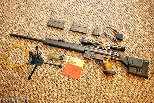 原创黑克勒-科赫psg-1步枪 美籍华人珍藏的70年代西德"黑科技"