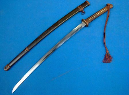 日本98式军刀 自己对比看吧