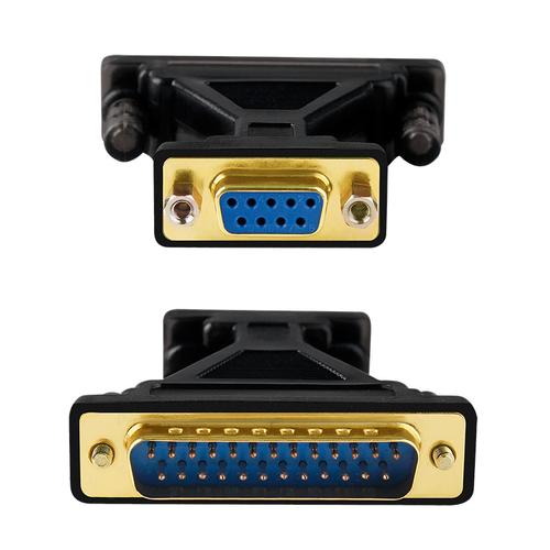 帝特usb转db9针/db25针串口线com 25针串口转接头 usb/rs232 九针串口