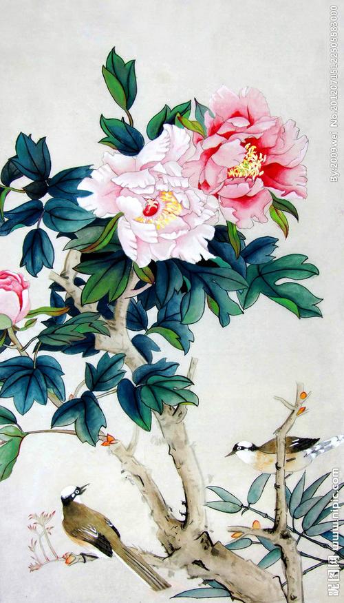 098 m 分辨率:72dpi尺寸:1984×3474像素 格式:jpg 颜苫窕 牡丹画