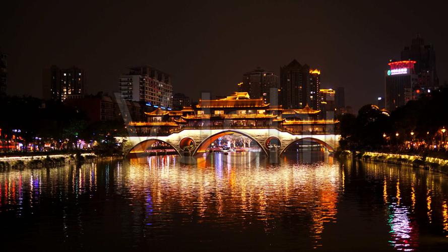 成都九眼桥夜景