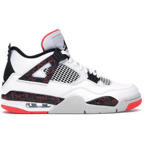 AirJordan4,Air Jordan 10 耐克 air jordan 4熔岩红大理石纹新配色男士运动篮球